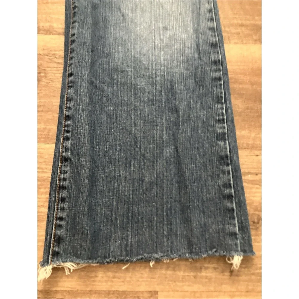 Lucky Brand Dungarees Mens Classic Fit Regular Jeans 36/29 Blue Raw Gem Cut Read